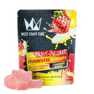 West Coast Cure - Strawberry Banana Gummies - 10x10mg (Copy)