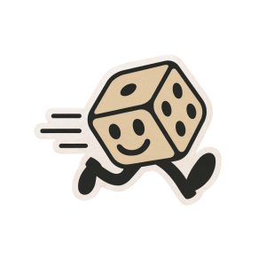 Lucky Toker Dice Sticker