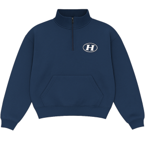 Oval Stamp Quarter Zip Pullover